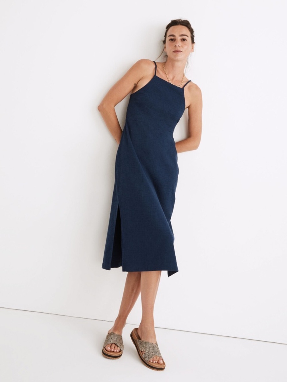 Madewell Knit Apron Cami Dress